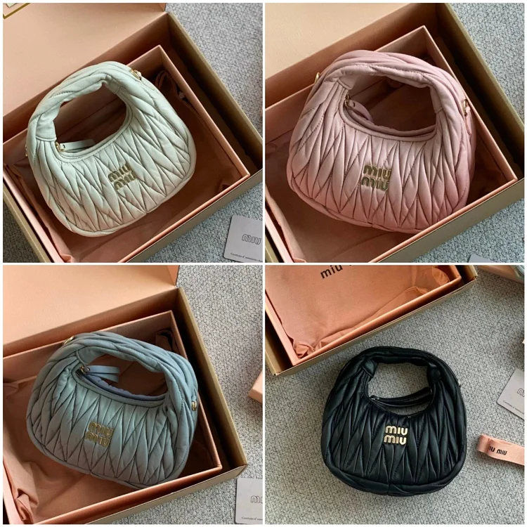 Miu Miu Matelassé Quilted Hobo