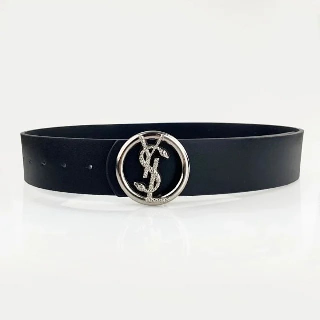 YSL Monogram Circle Buckle Belt [1 style] -2