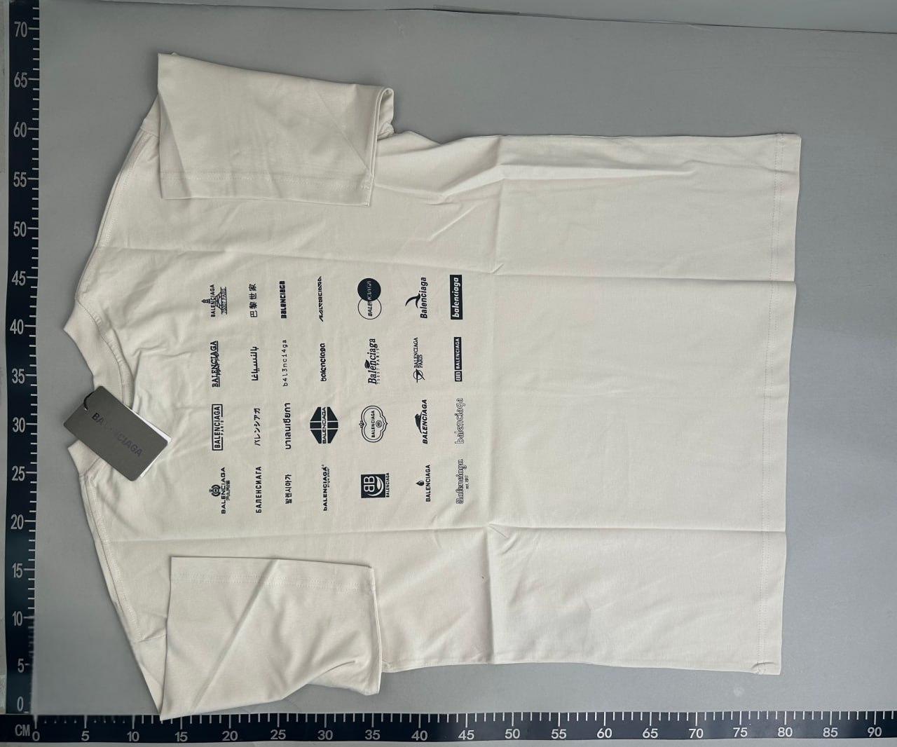 Balenciaga Logo Grid T-Shirt [5 styles] -2