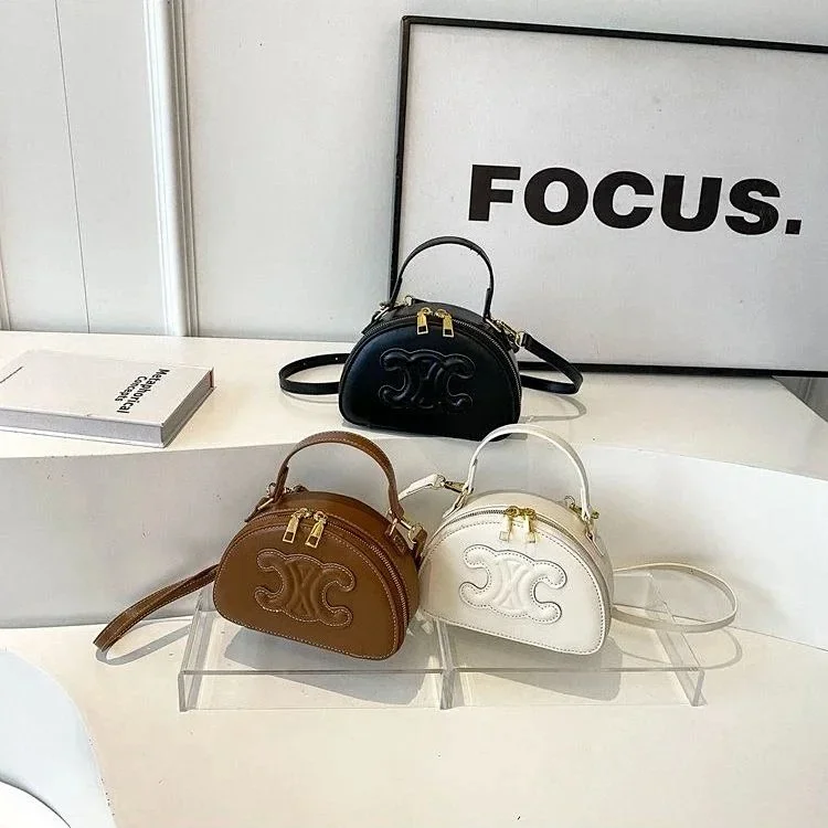 Celine Triomphe Half Moon Bag 