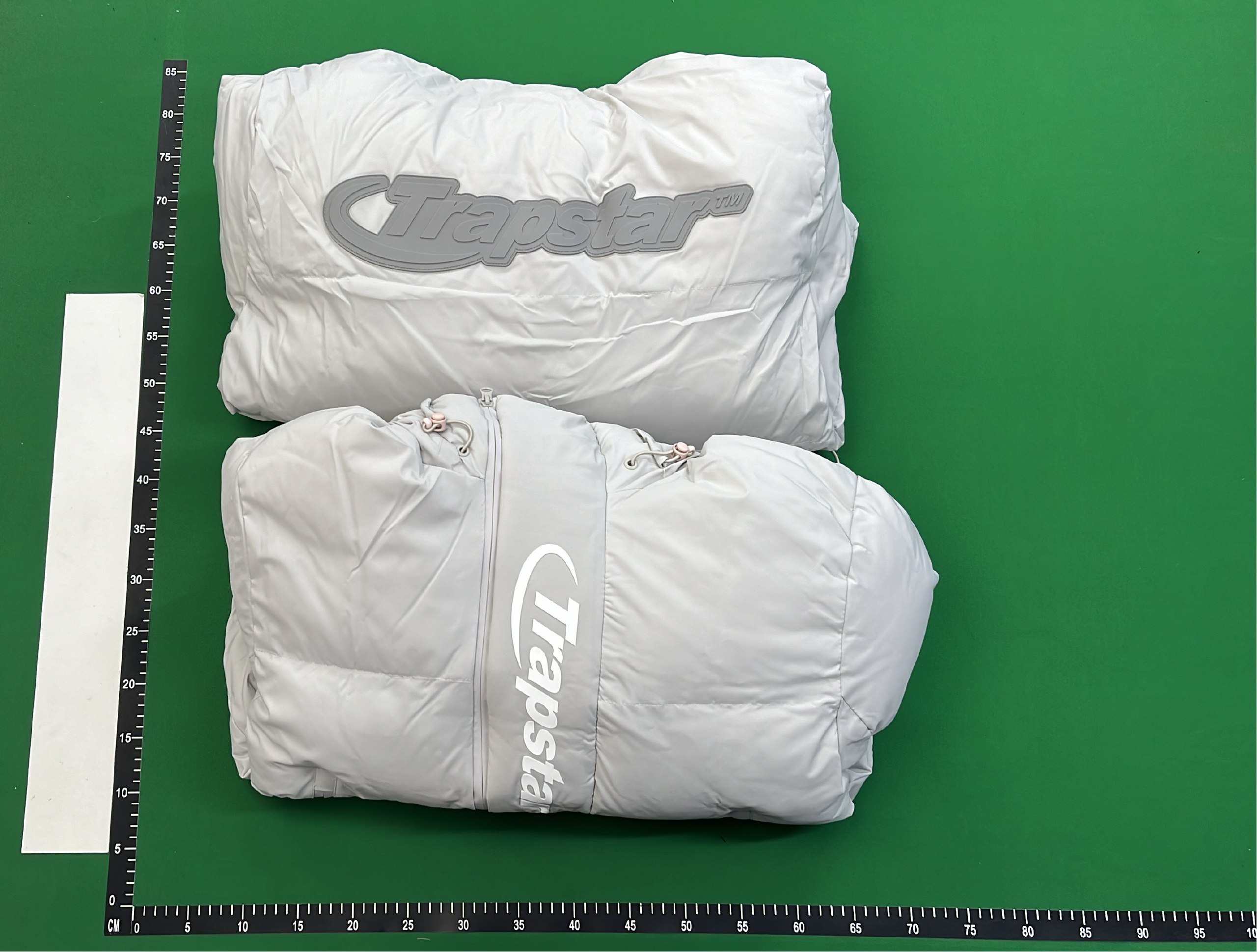 Moncler White Down Jacket with Hood -2