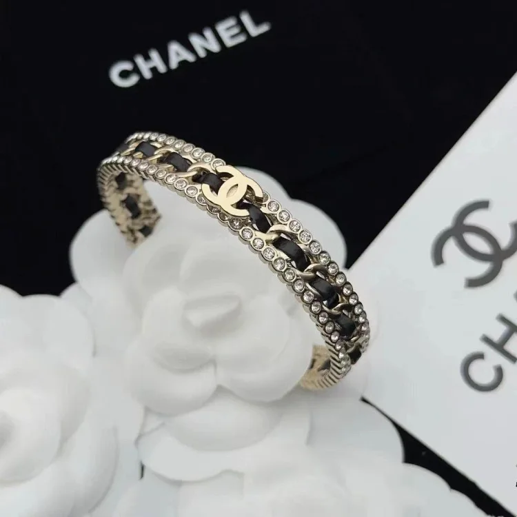 Chanel CC Logo Chain Bracelet 
