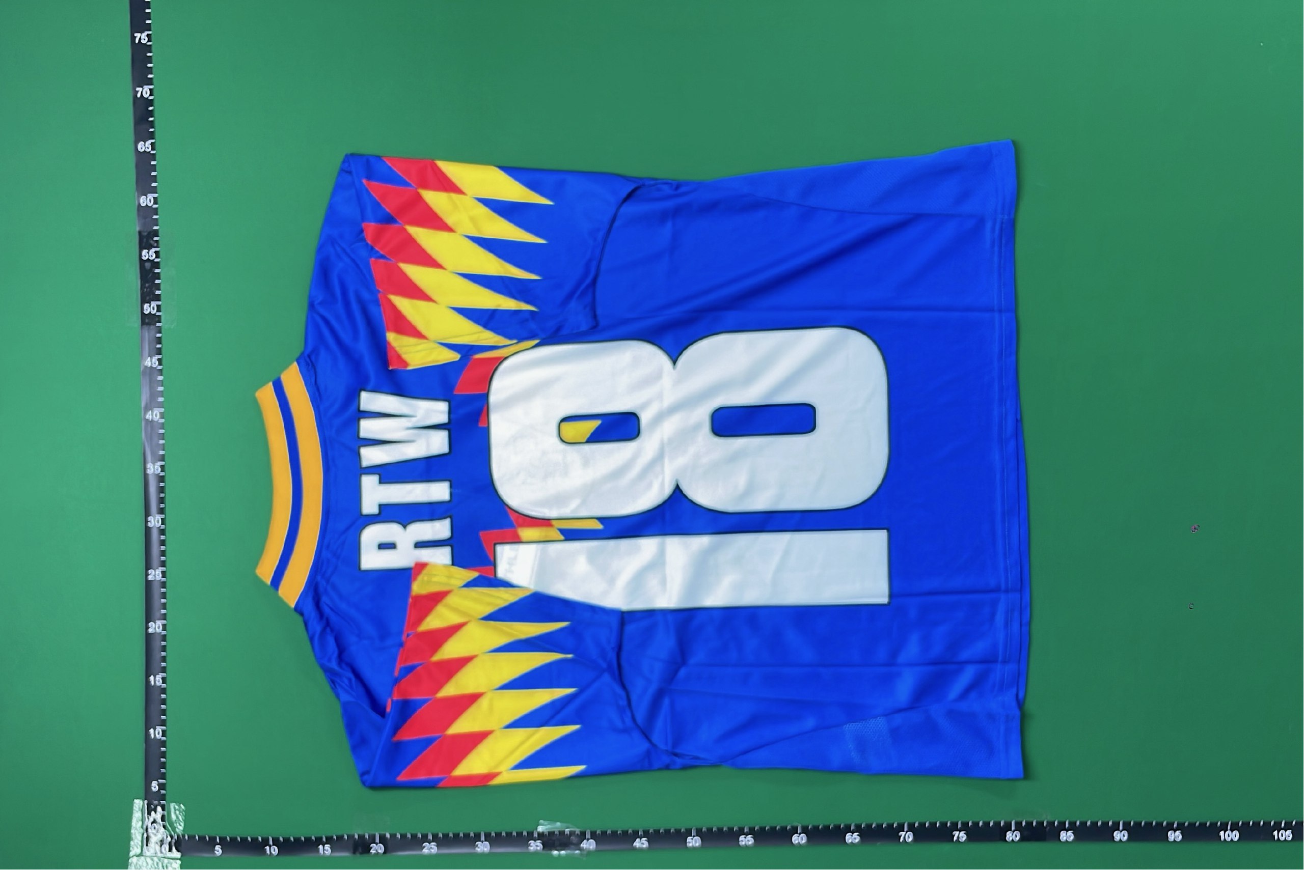 RTW Retro Basketball Jersey - Yellow Blue Edition [3 styles] -4