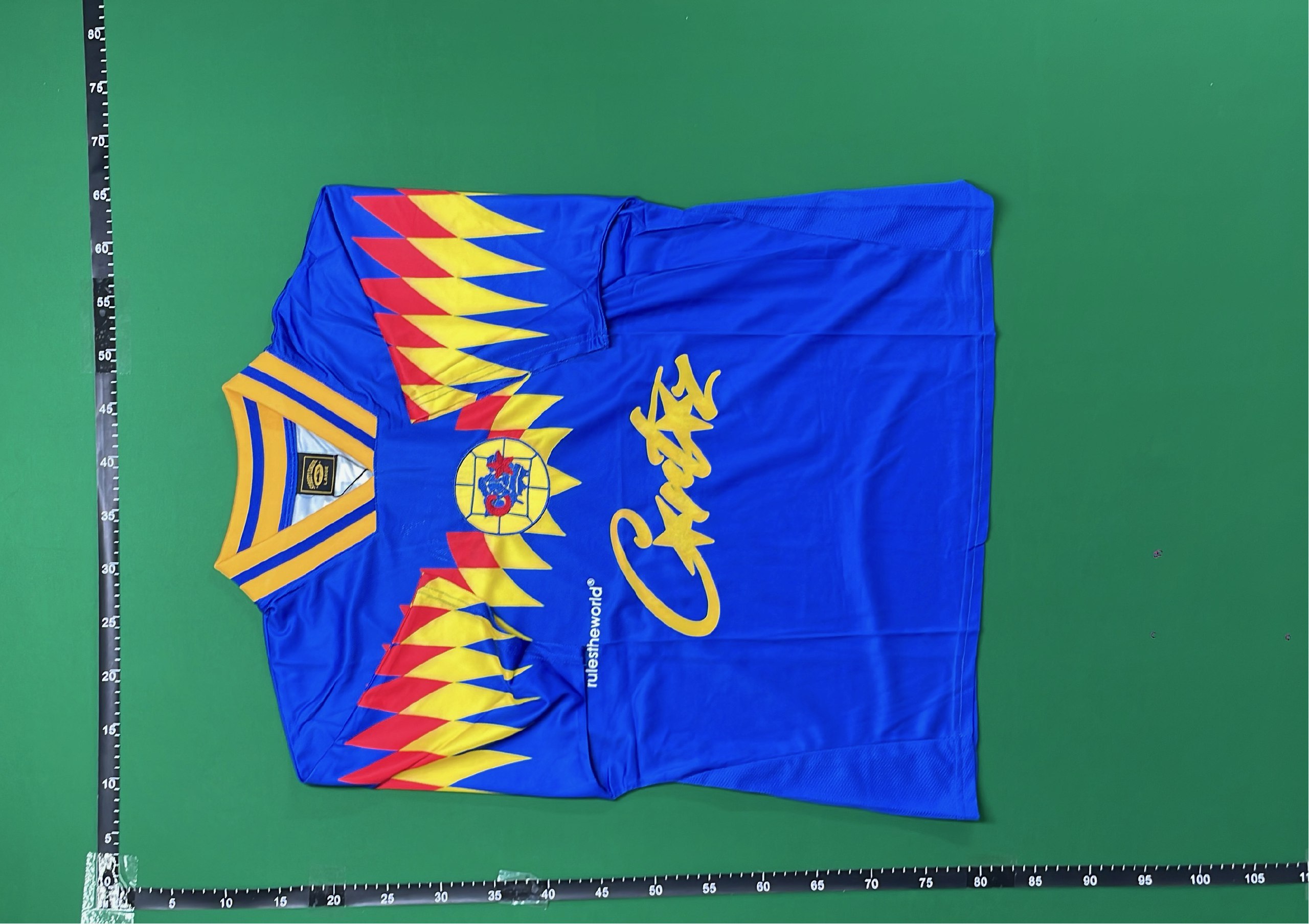 RTW Retro Basketball Jersey - Yellow Blue Edition [3 styles] -3