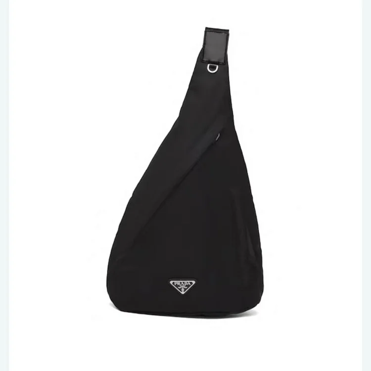 Prada Re-Nylon and Leather Sli