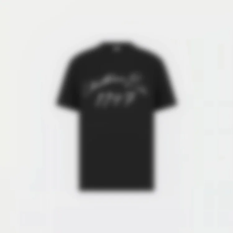 Black Graphic T-Shirt for Men