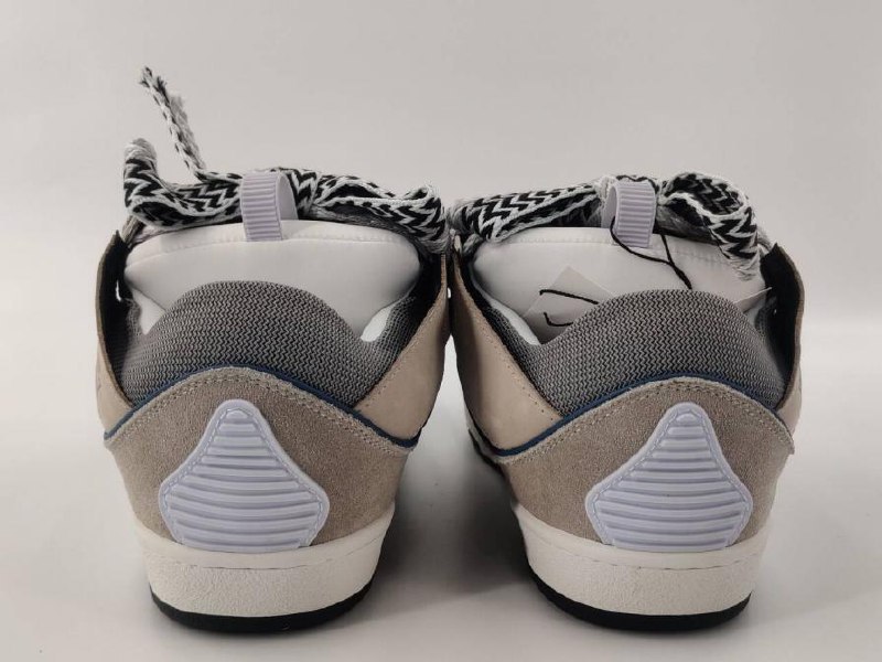 LANVIN Leather Curb Series Sneakers with Colorful Shoelaces [24 styles] -3
