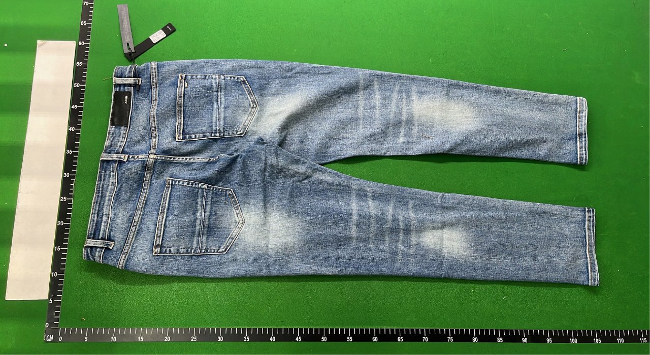 Men's Distressed Ripped Jeans with Embroidered Logo [20 styles] -4