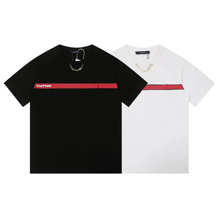 Louis Vuitton Stripe Logo T-Sh