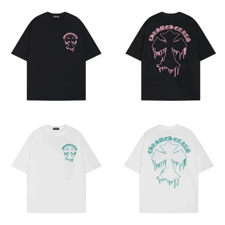 Chrome Hearts Cross Skull T-S