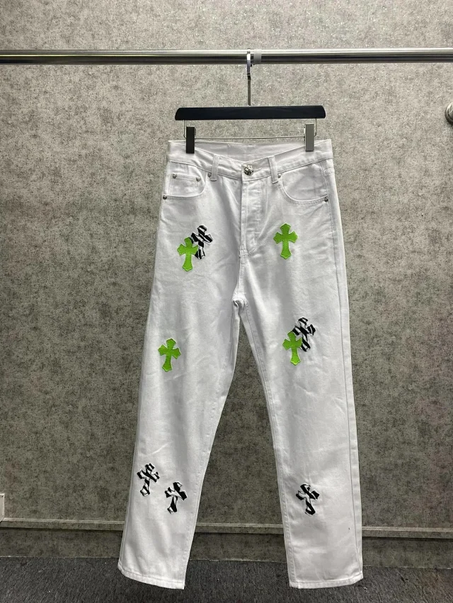 Chrome Hearts Cross Print Jeans [23 styles] -2