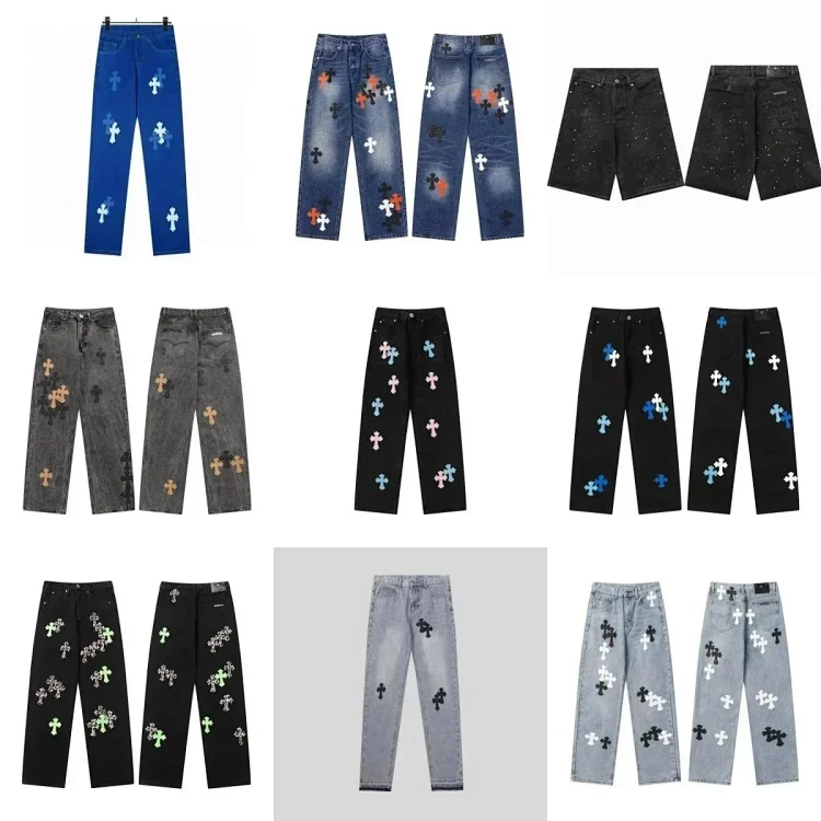Chrome Hearts Cross Print Jean