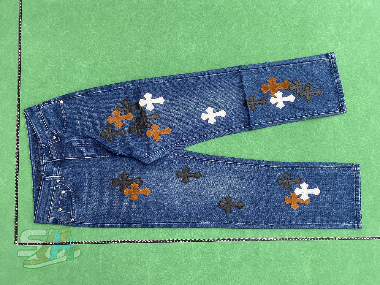Chrome Hearts Cross Print Jeans [38 styles] -3
