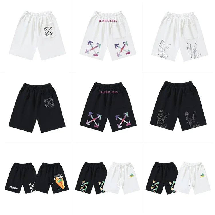 OFF-WHITE Blurred Lines Shorts