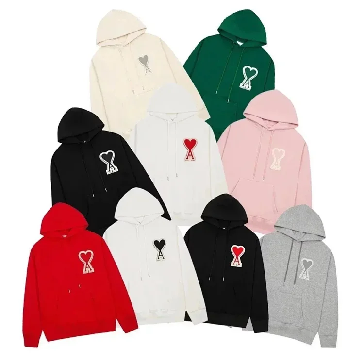AMI Paris Heart Logo Hoodie [1