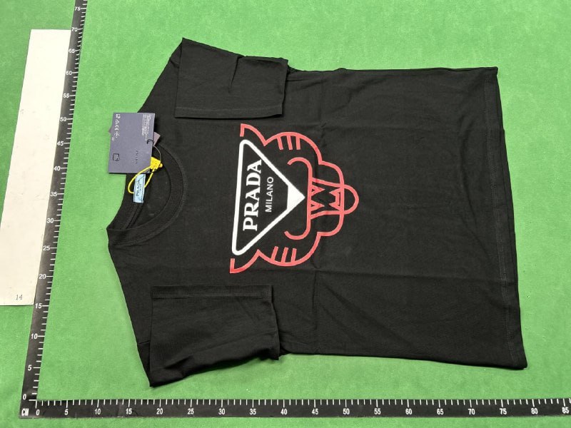 Prada Triangle Logo T-Shirt [33 styles] -4