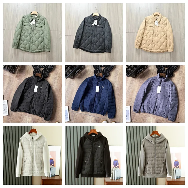 Lacoste down jacket sweater co