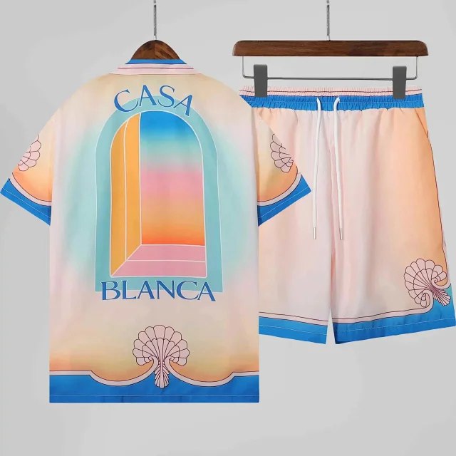 Casablanca Tennis Club Shirt/Shorts Set [40 styles] -3