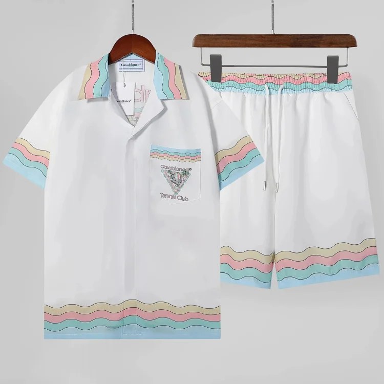 Casablanca Tennis Club Shirt/Shorts Set [40 styles] -2