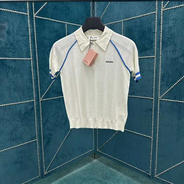 Miu Miu Knit Polo Shirt