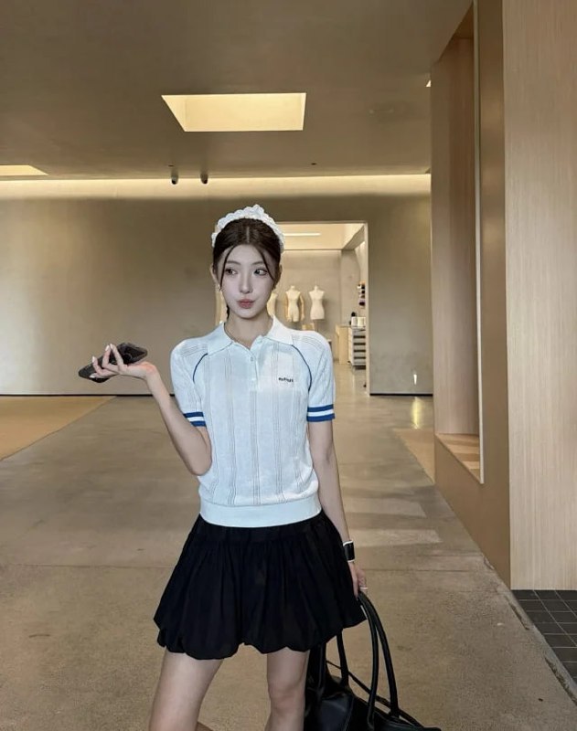 Miu Miu Knit Polo Shirt -4
