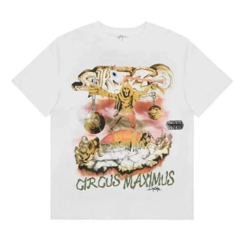 Rose Stone Pattern Collection Short Sleeve T-shir -4