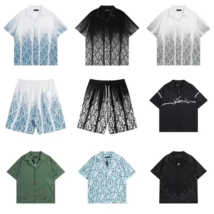 AMIRI set&shorts&t-shi