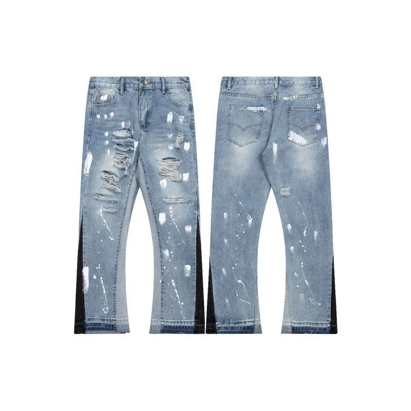 distressed denim jeans -4