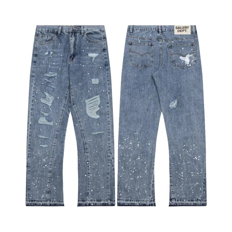 distressed denim jeans -3