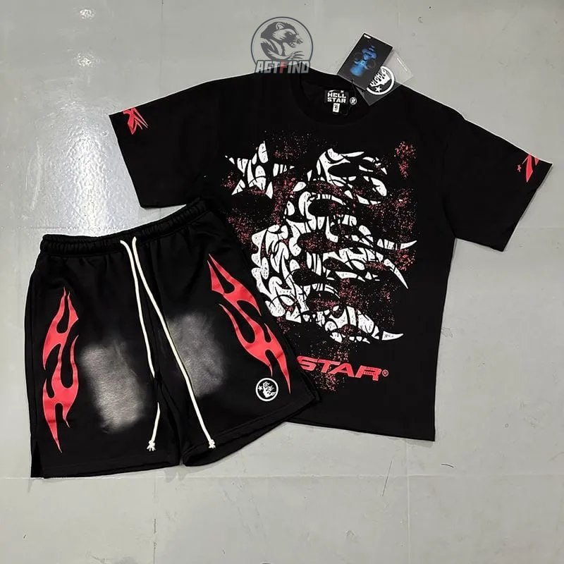 HellStar  t-shirt Shorts Suits -3