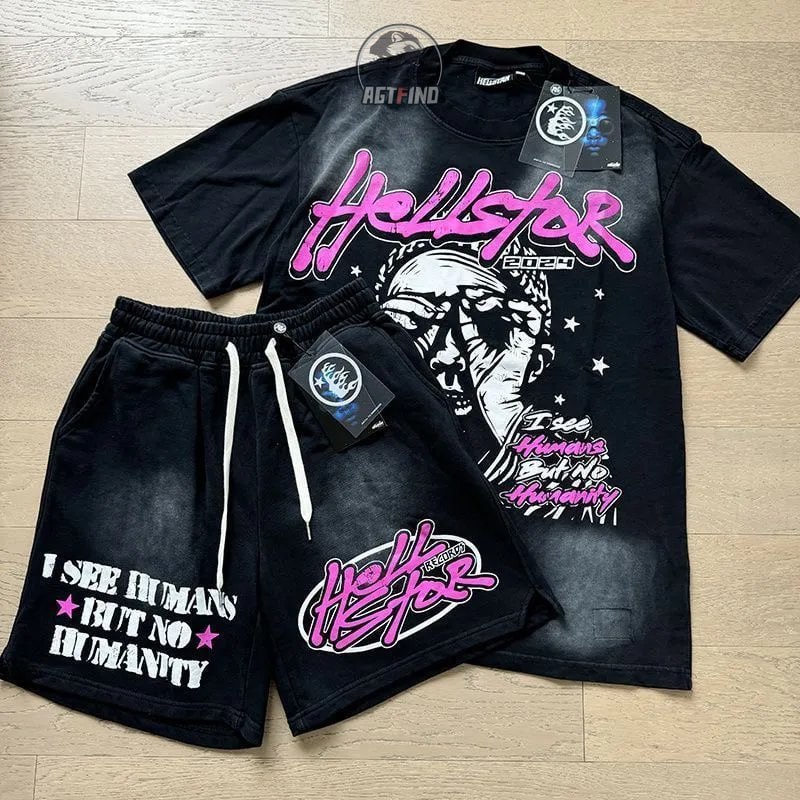 HellStar  t-shirt Shorts Suits -4