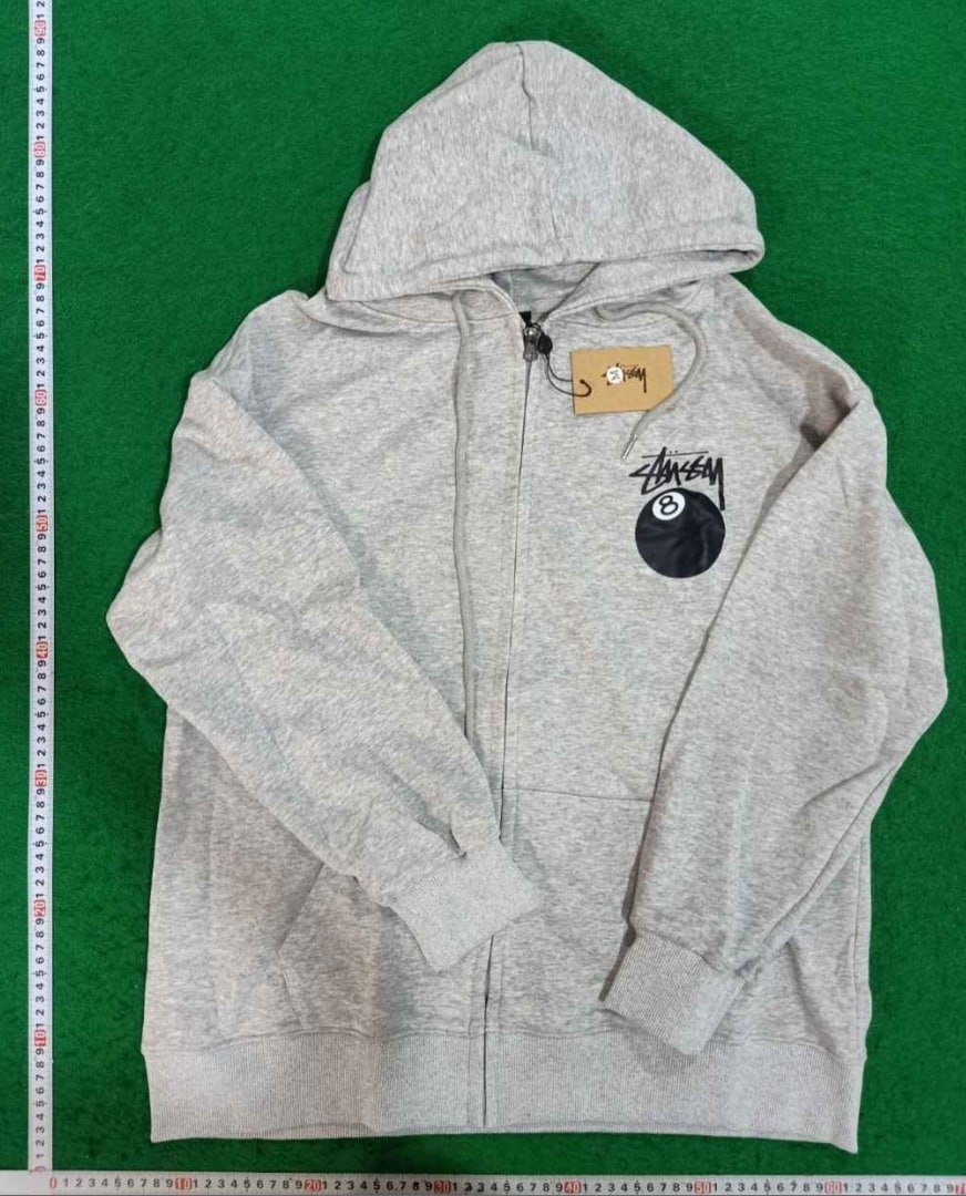 stussy Zippered Hoodie（color 40） -4