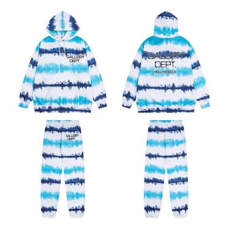 Gallery Dept tie-dye sweatshirt set -3