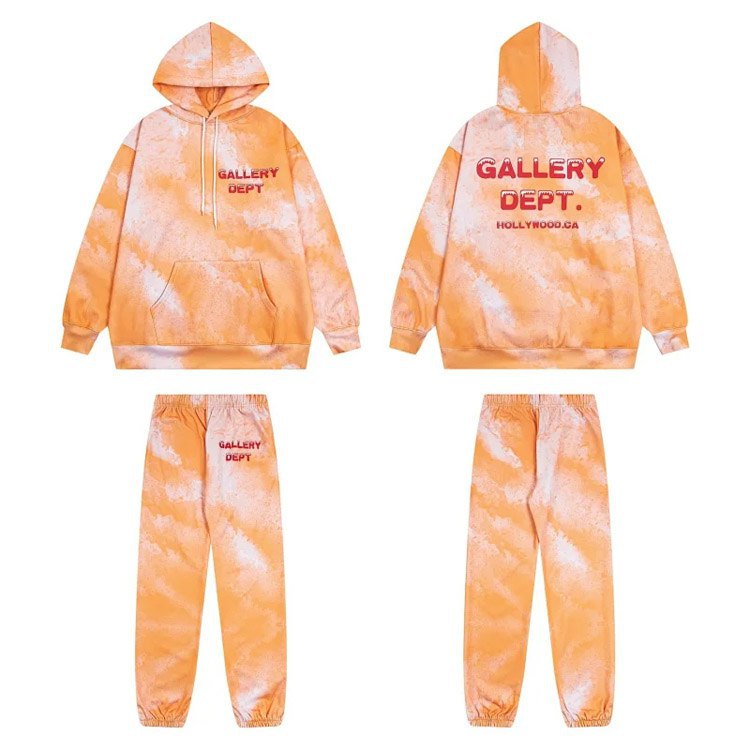 Gallery Dept tie-dye sweatshirt set -4