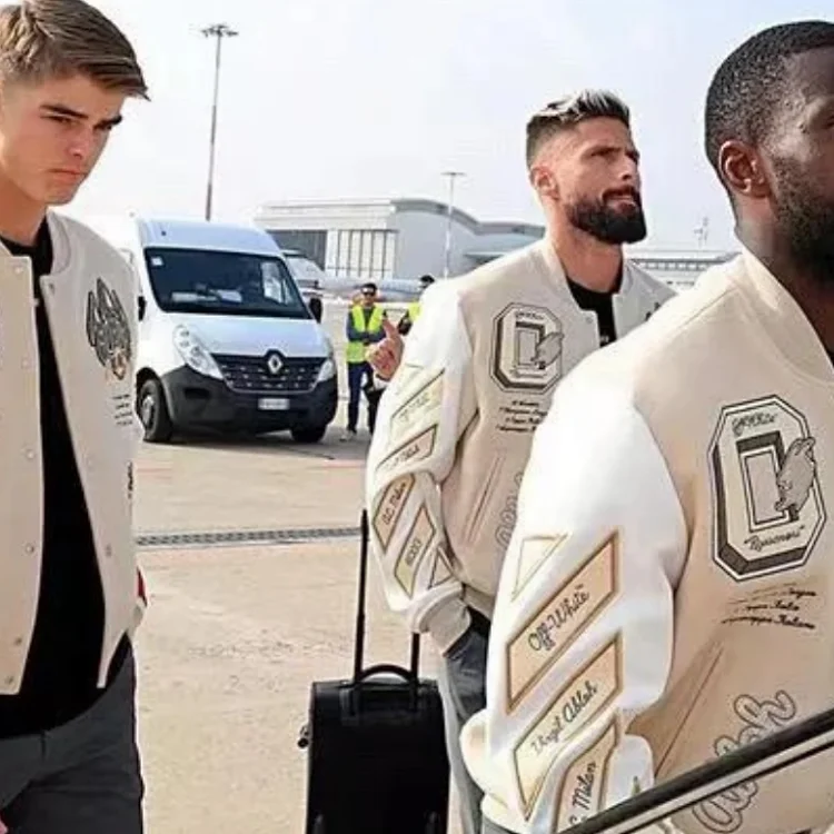 OFF-WHITE BASEBALL JACKET