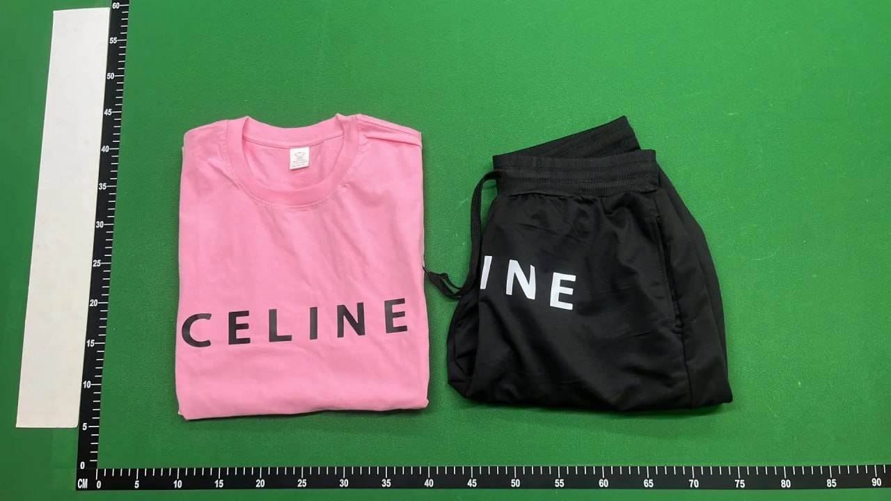 CELINE T-shirt Tee & Shorts Pants Summer Set ( 23 + styles)          -3