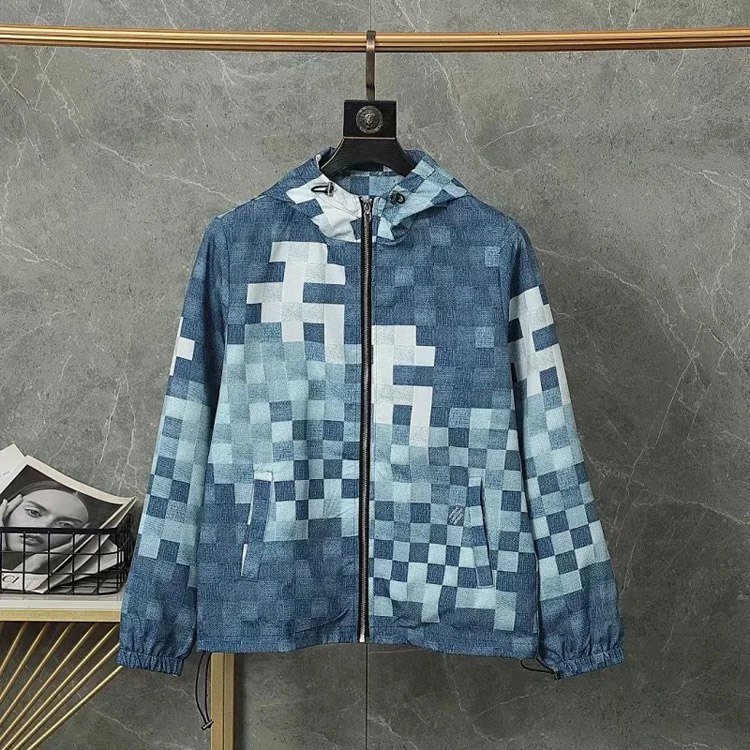 Louis Vuitton LV Gucci Fashion Hooded Jacket -3