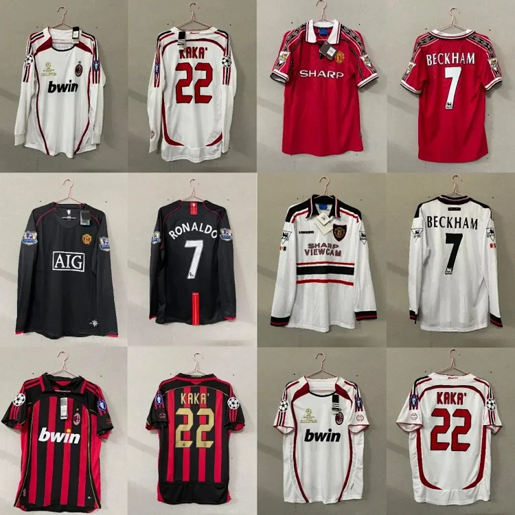 Retro football uniform popular style AC/22 Kaka 80 -1