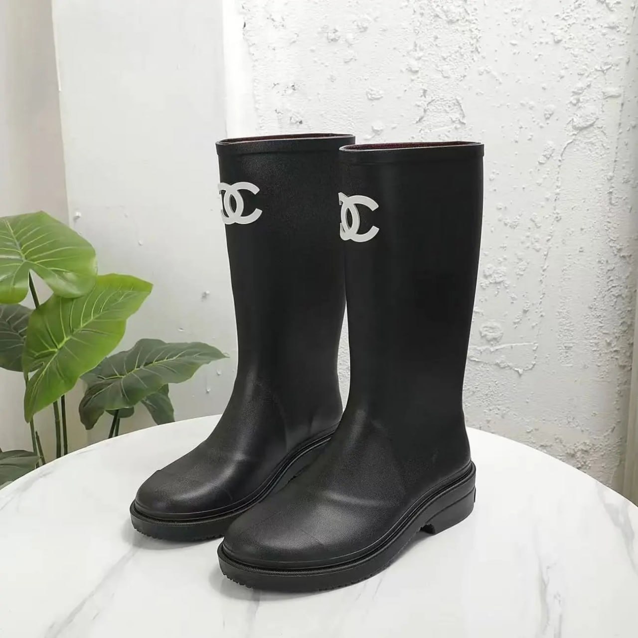 Chanel boots combination   -3