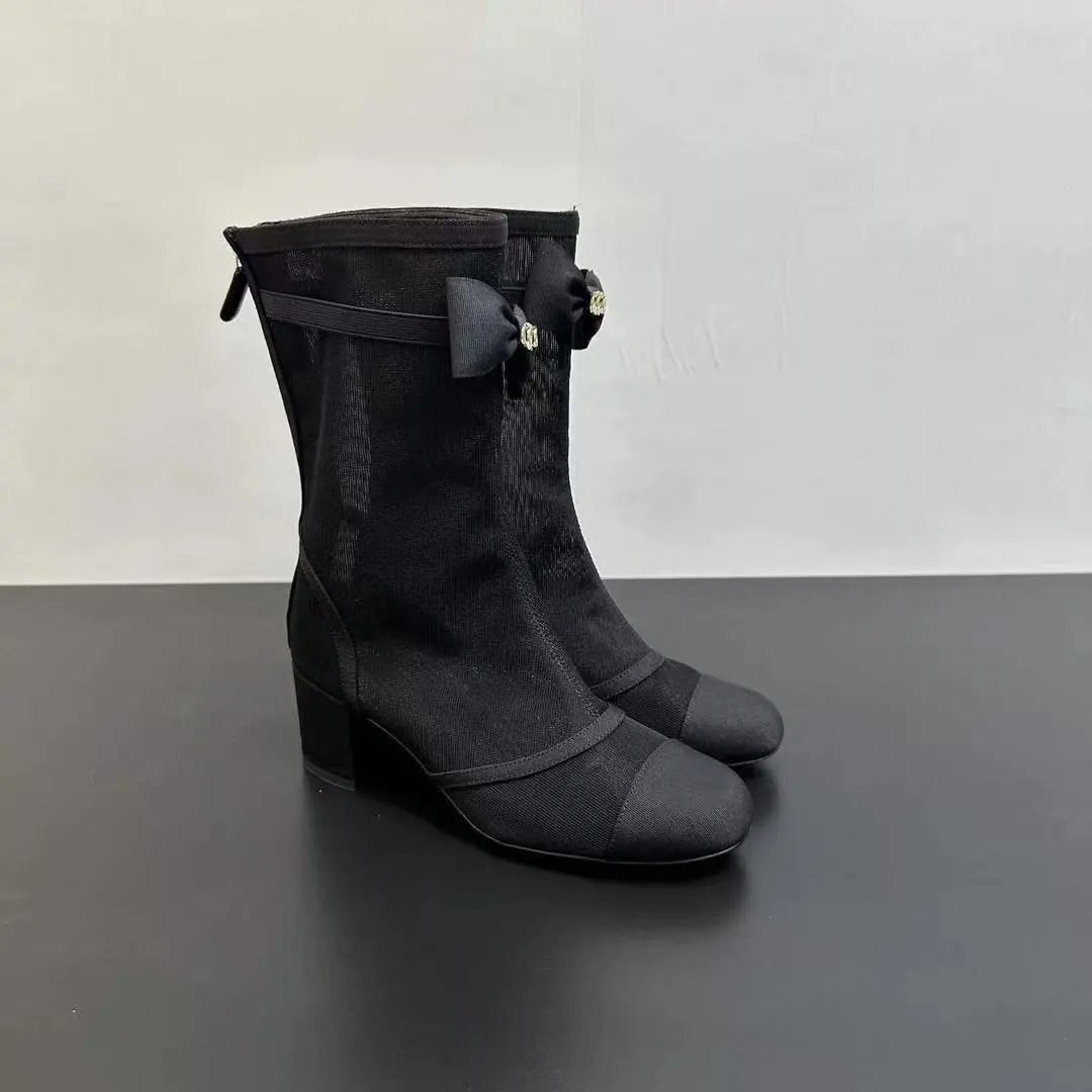 Chanel boots combination   -4