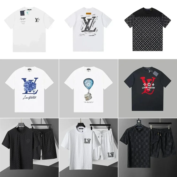 LV Louis Vuitton T-shirt/shorts/polo T-shirt/suit/