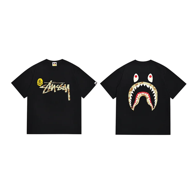 Stussy x Bape Shark Camo T-Shirt [40 styles]