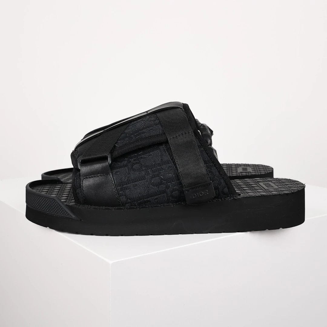Dior Oblique Slide Sandals [3 styles] -3