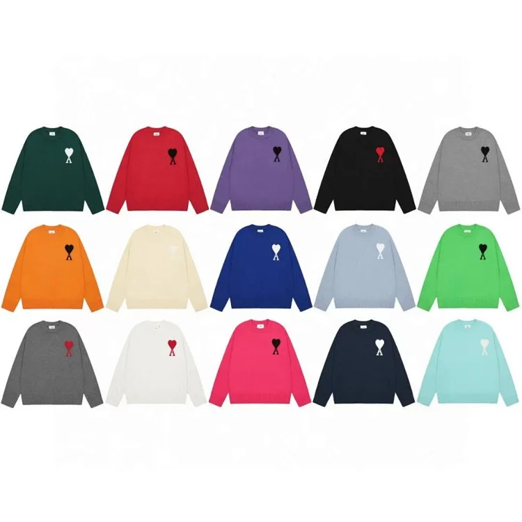 AMI Paris Heart Logo Sweater [
