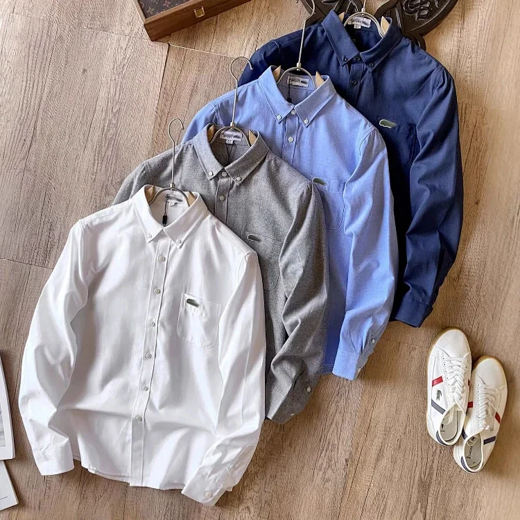 Lacoste solid-color long-sleev