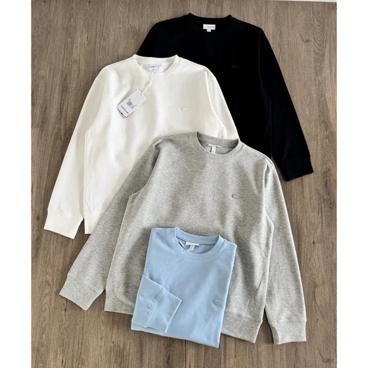 Lacoste embroidered logo crewn