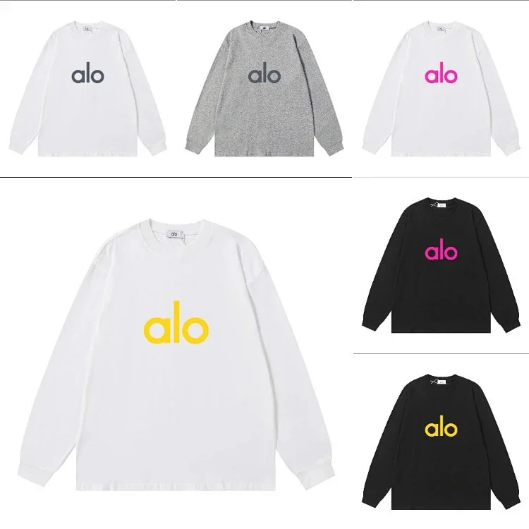 Alo printed crew neck long-sle