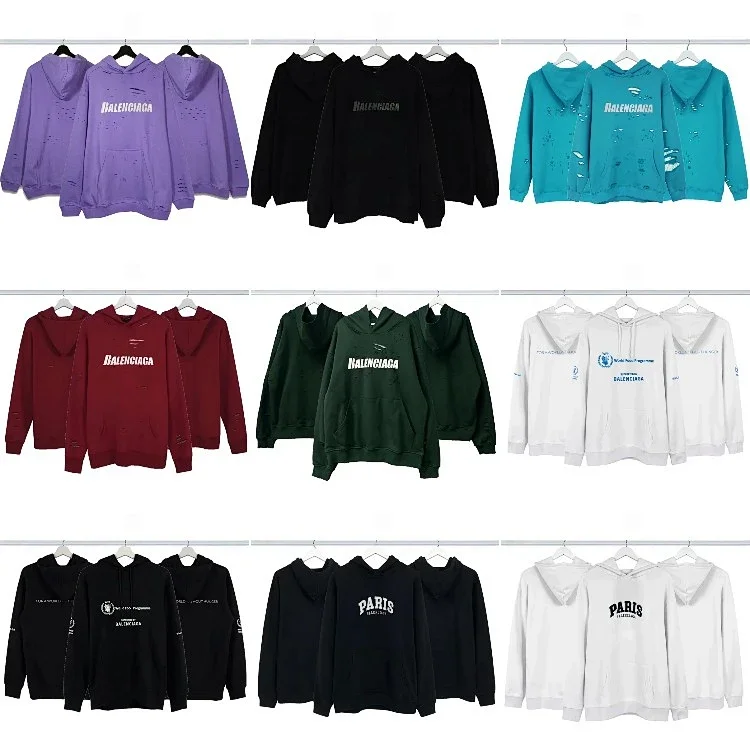 Balenciaga long-sleeved hooded